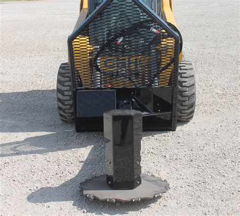 skid steer pole saw attachment|skid steer tree trimming attachment.